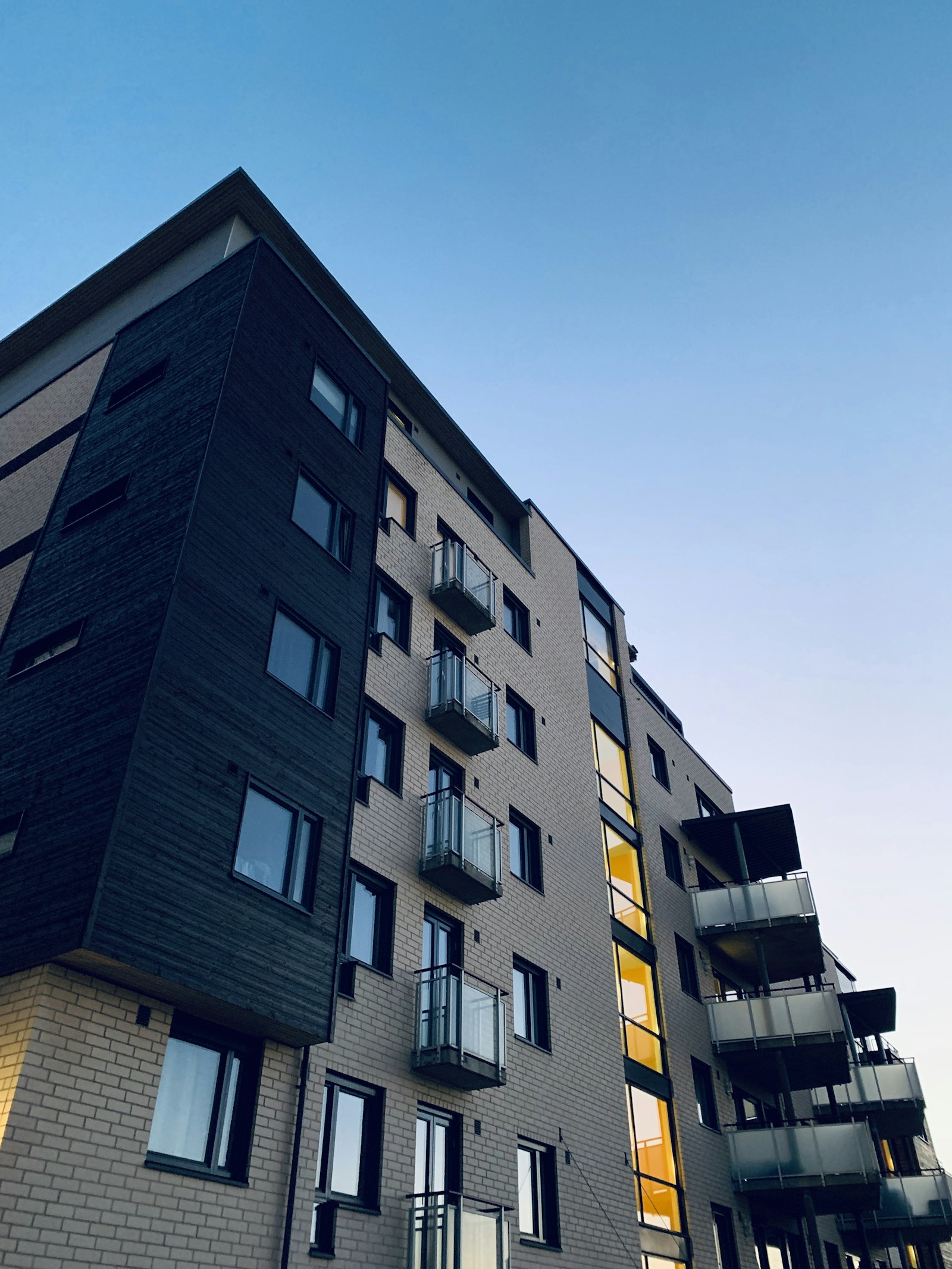 Moderne Wohnfassade